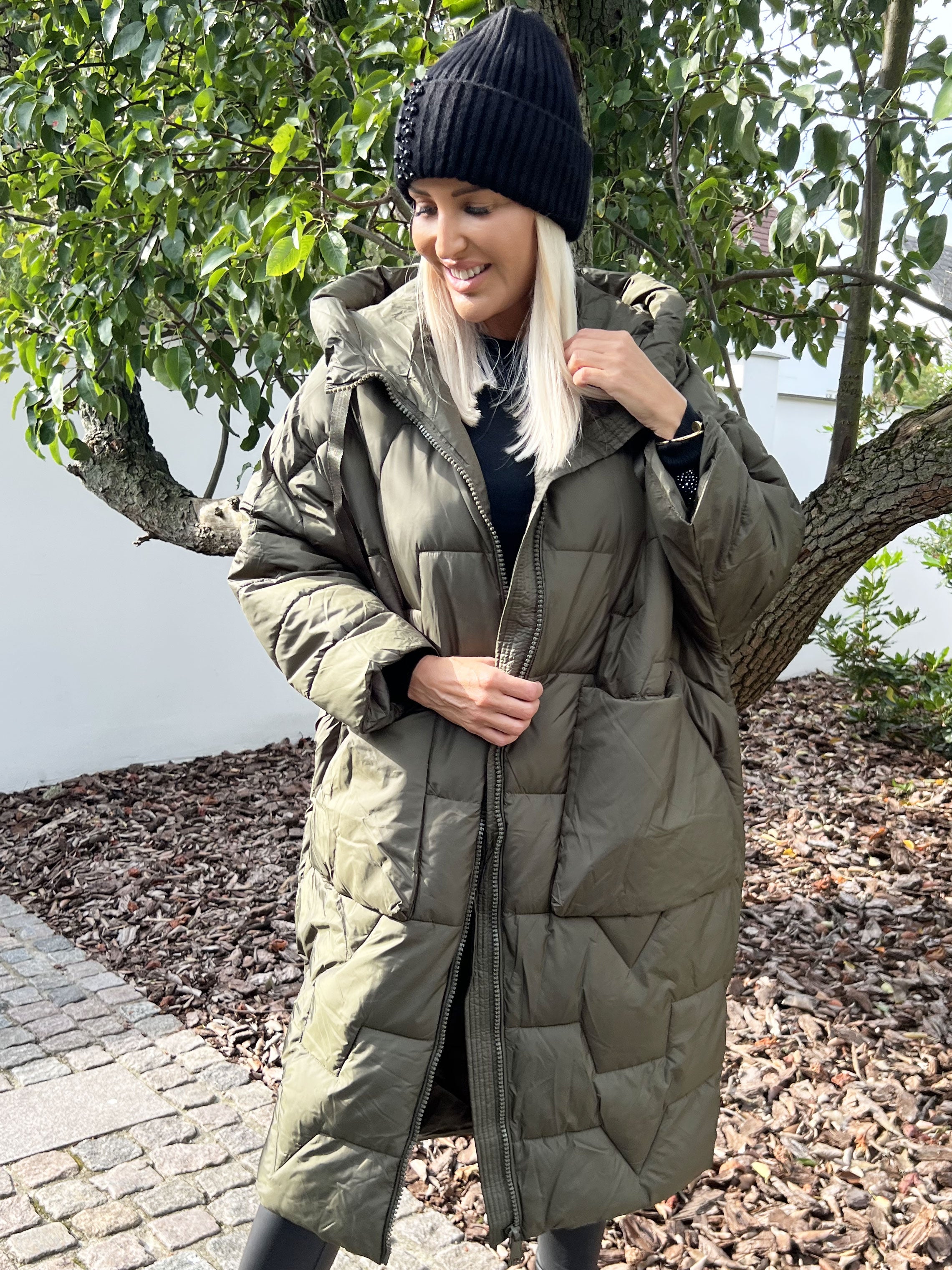Gabriela - Dynejakke i oversized pasform